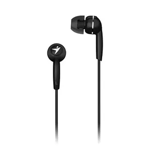 Genius HS-M320, slúchadlá, bez ovládania hlasitosti, čierne, špuntové typ 3.5 mm jack